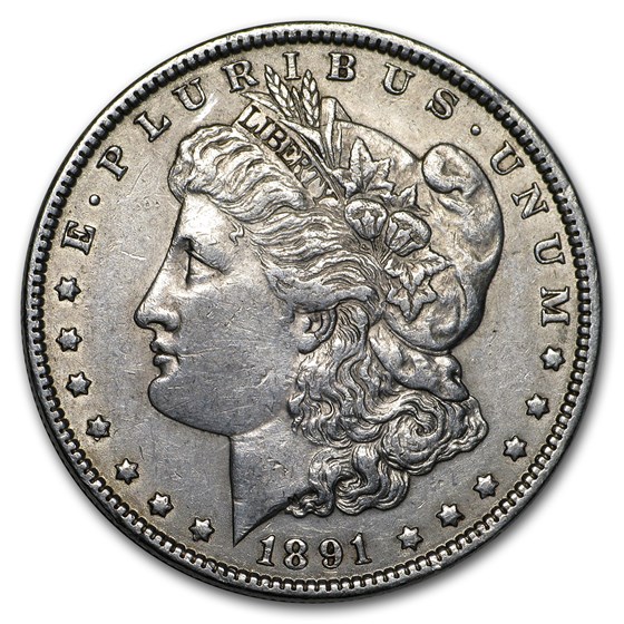 1891 Morgan Dollar XF 1891 Morgan Dollar XF
